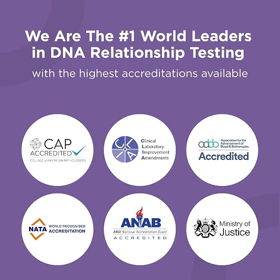 HomePaternity DNA Paternity Testing for Child and Father, USPS Return, Over 99.99% Confidence, All Fees Included, Fast Paternity Results