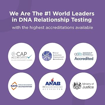 HomePaternity DNA Paternity Testing for Child and Father, USPS Return, Over 99.99% Confidence, All Fees Included, Fast Paternity Results