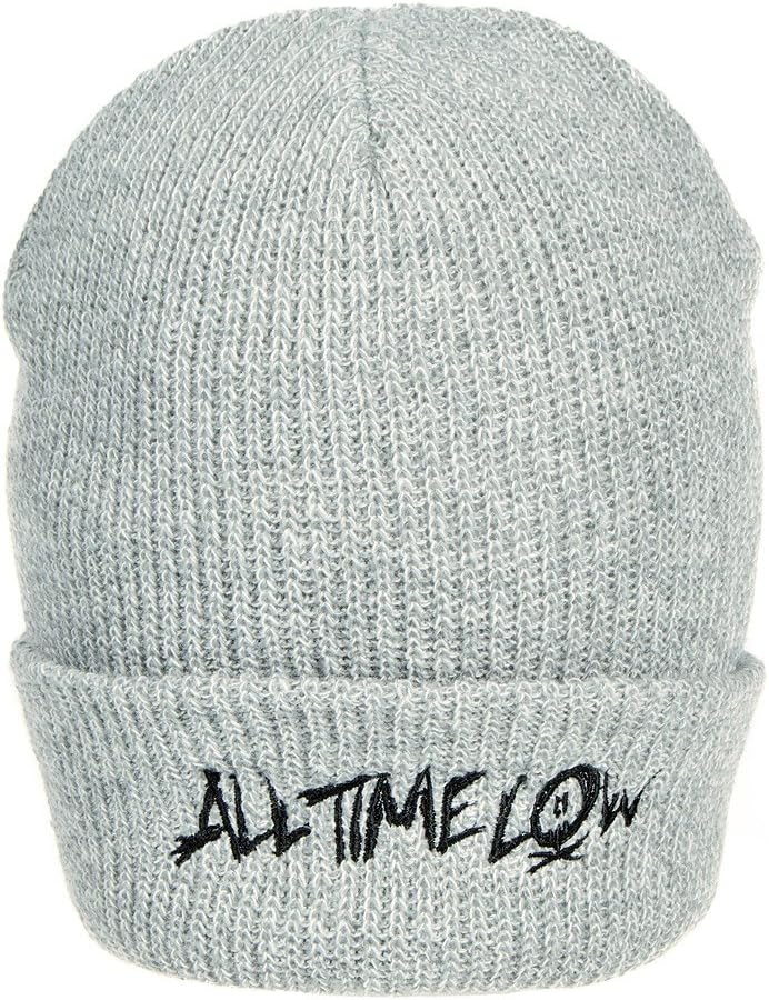 All Time Low Unisex-adults Logo Beanie - One size, Grey
