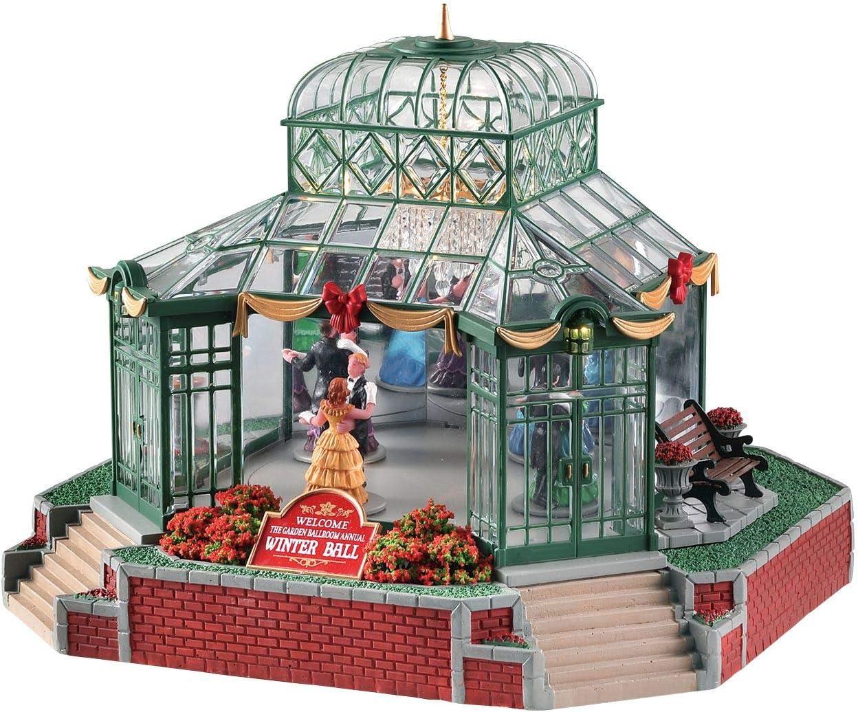 Lemax 75189 - The Garden Ballroom - Garden Ballroom - New 2018 - Caddington Village - Animated & Illuminated & with Sound - Christmas World/Christmas Village