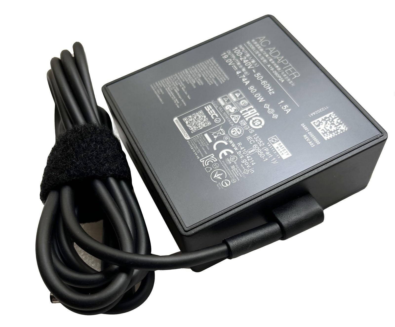 Adapter AC 19 V, 4,74 A, 90 W, kompatybilna z ASUS Vivobook 16X K3605VA 4,5 mm
