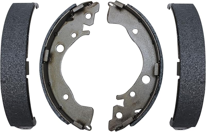 Sapatas de freio traseiras Detroit Axle SH-913 para Honda Civic, Fit e Insight – 2 unidades