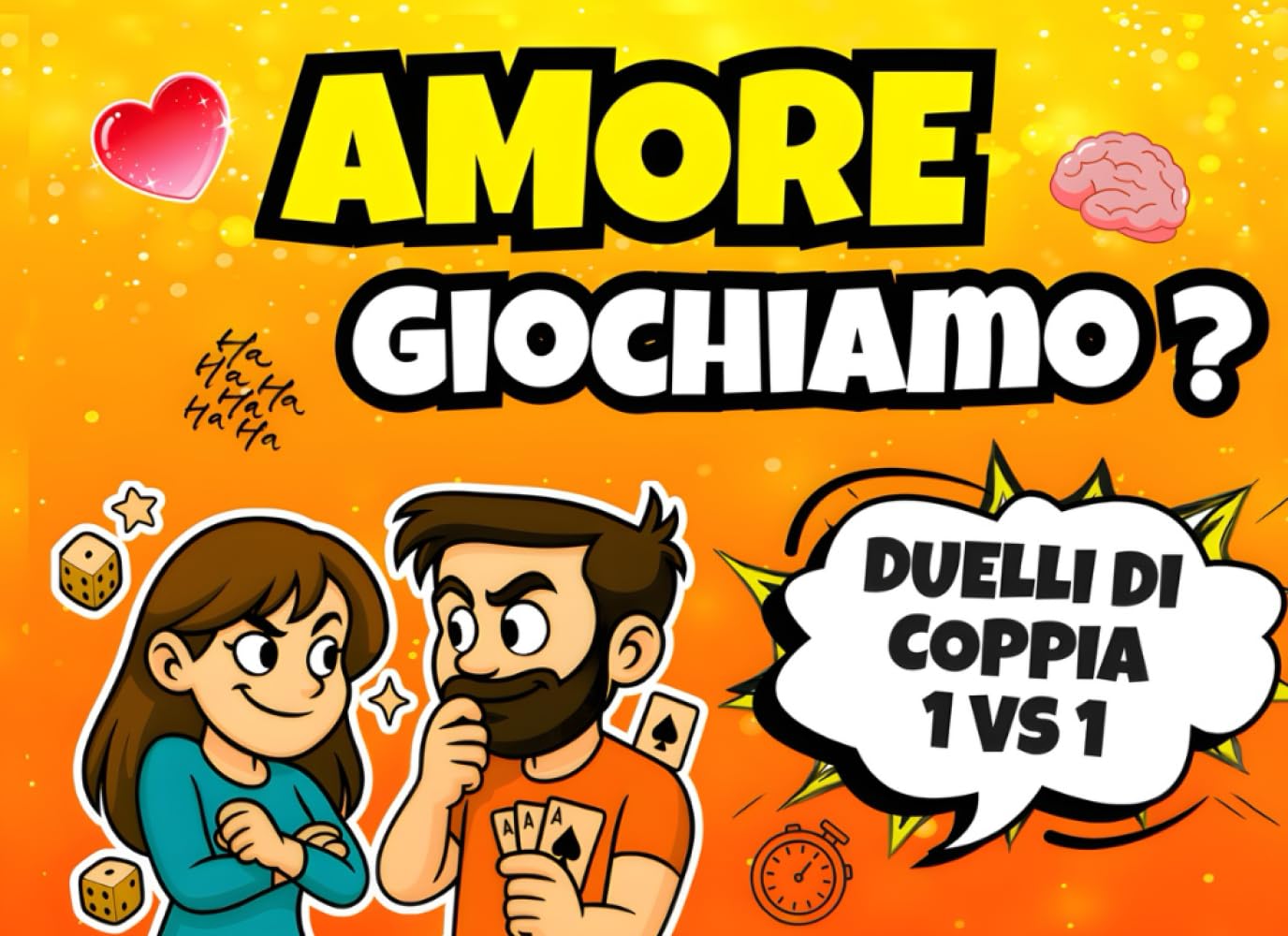 Amore giochiamo?: Il libro dei duelli di coppia 1vs1 con sfide e giochi per divertirsi sempre insieme