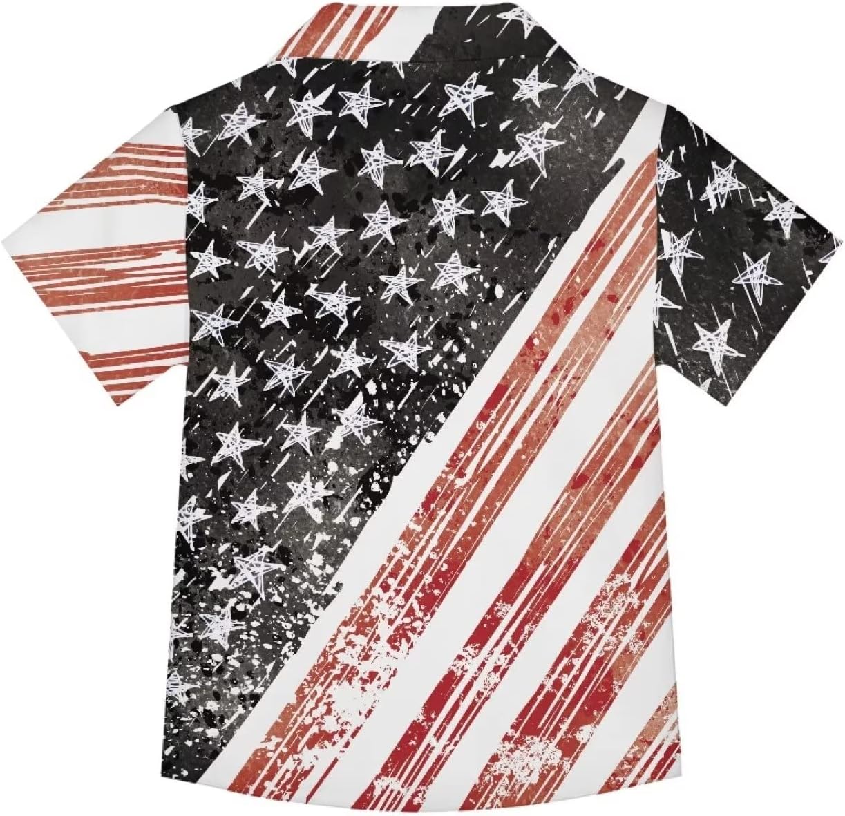 Unique Hawaiian Shirt for Boys V Neck Button Down Cute Summer Tropical Shirts Kids Beach Outfits