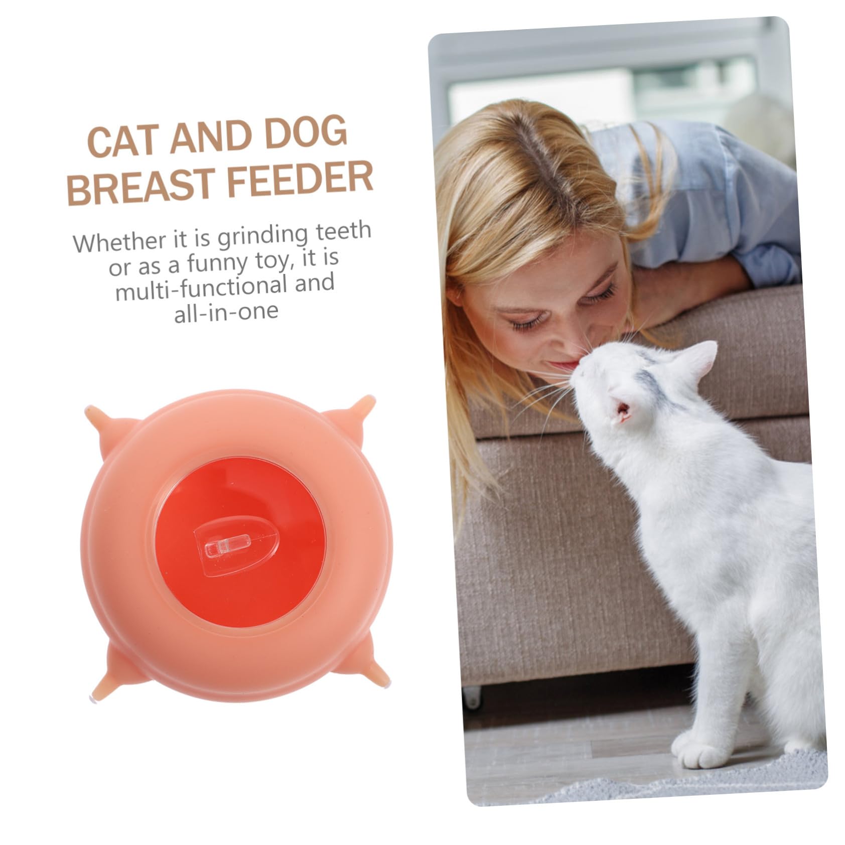 UKCOCO Comedero de Silicona para Mascotas Recién Nacidas, Herramienta de Alimentación para Cachorros y Gatitos, Material y Seguro para Entrenamiento y Alimentación