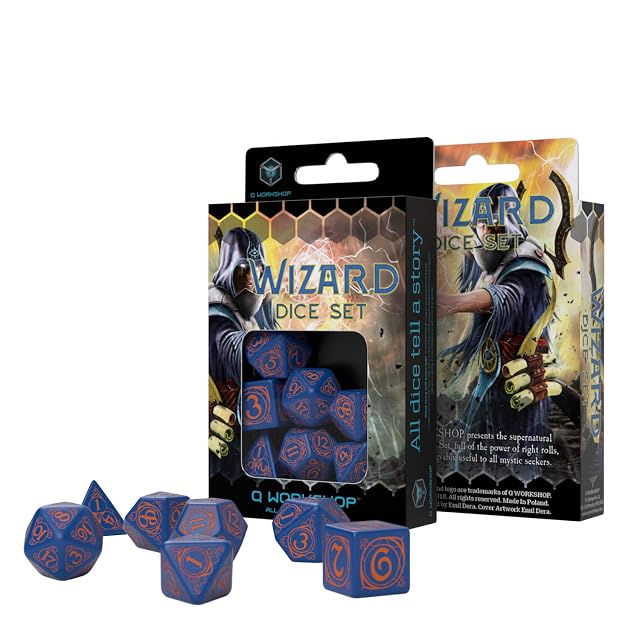 Foto 2 de 2 de Last level QW Caja Dados Wizard Azul Y Naranja (7)