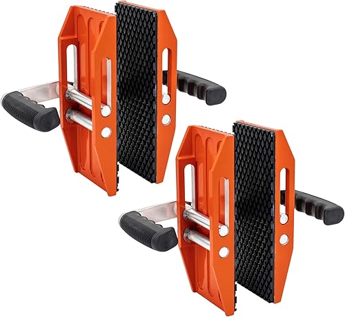 Miniatura 6 de SDRTOP Paquete de 2 abrazaderas de transporte de granito de doble mano, herramientas de elevaciÃ³n de 660 libras, abrazadera de transporte