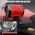 Bluetooth Speaker Compatible with Milwaukee M18 Battery with USB-A/C Charging for Jobsite, Camping and Parties (Battery not Included)