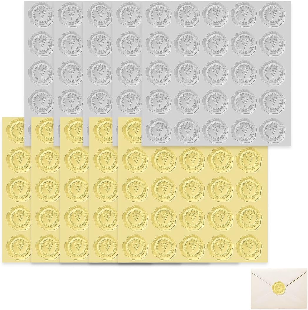 Adesivi Sigillo Cera Spiga Di Grano - 50 Pezzi Per Buste E Regali - Foto 4