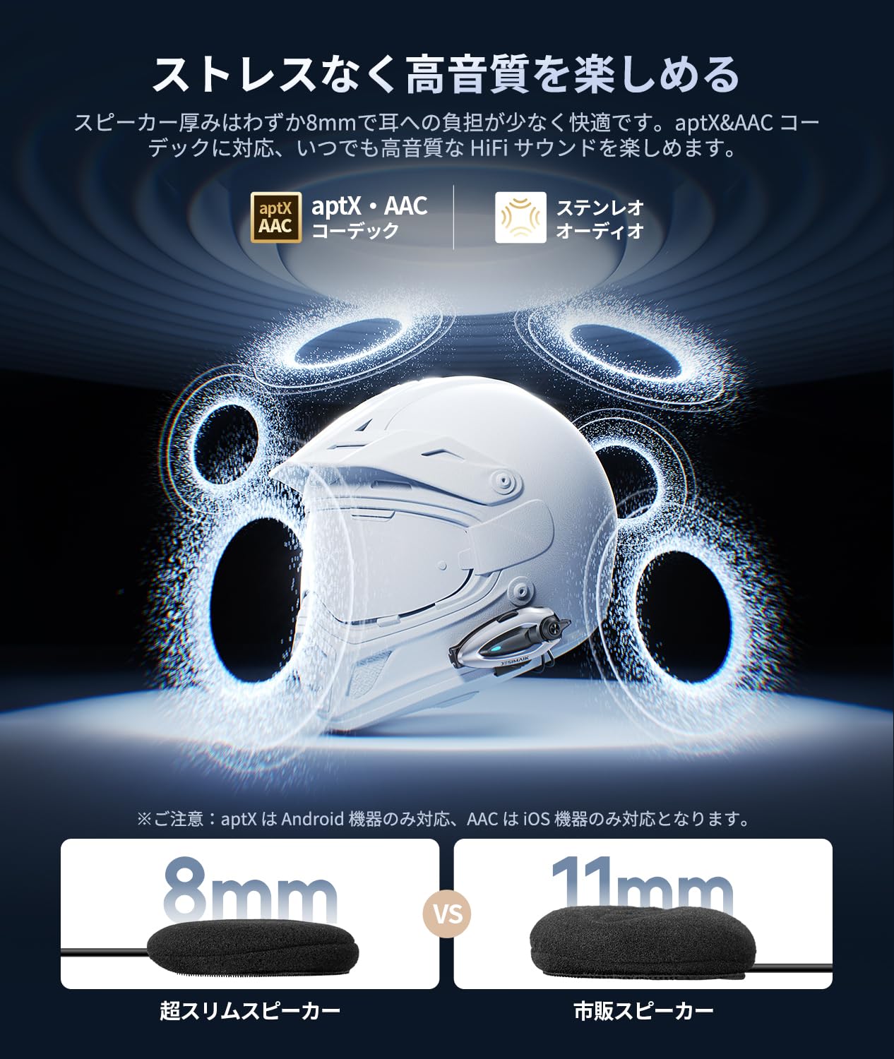 Amazon.co.jp: JESIMAIK バイク インカム H7S バイク用インカム