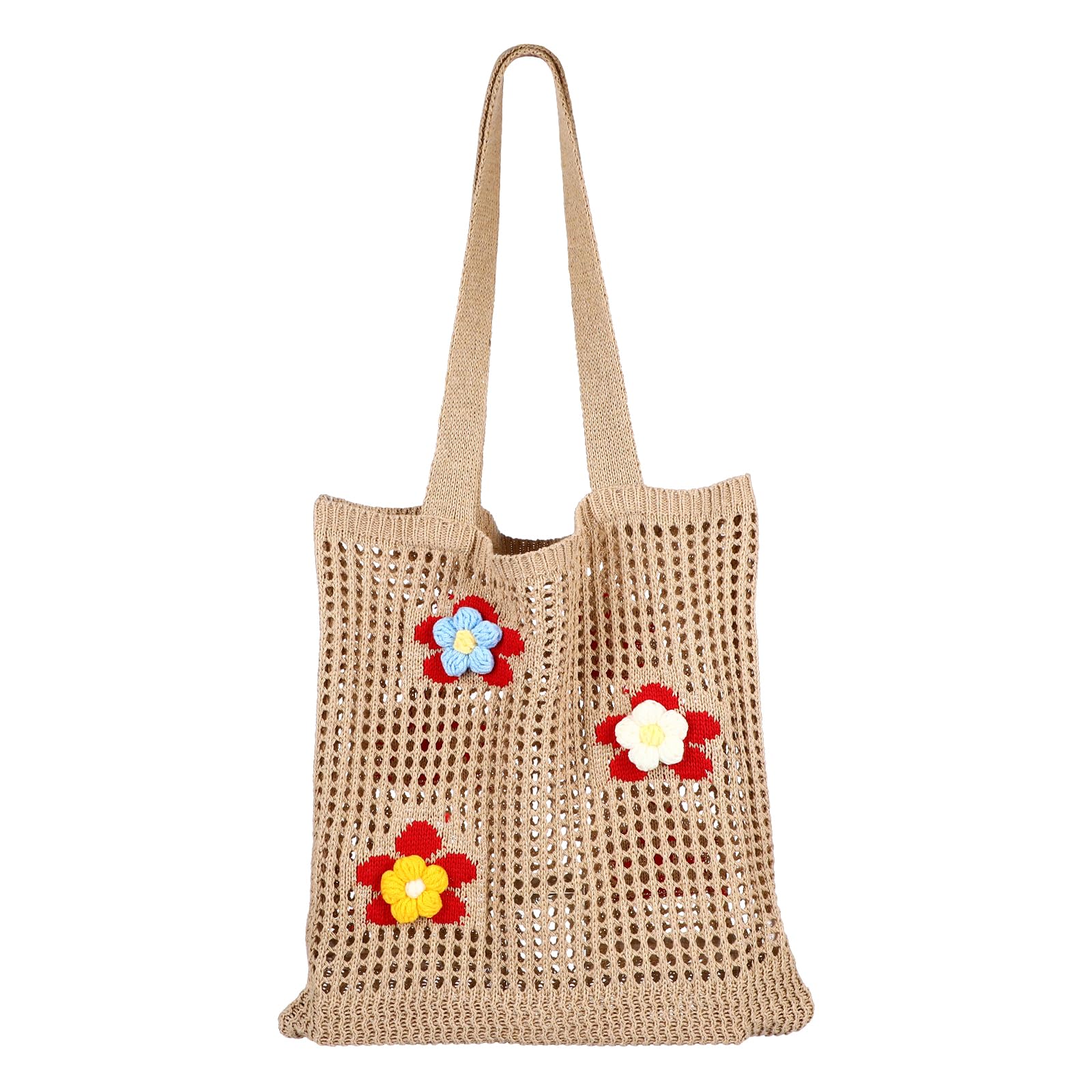 Women's Y2K Floral Tote Bag - Fairycore Aesthetic Large Hobo Shoulder Bag For Shopping & Travel