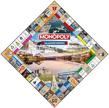 Winning Moves Monopoly Board Game, Falmouth, One Size