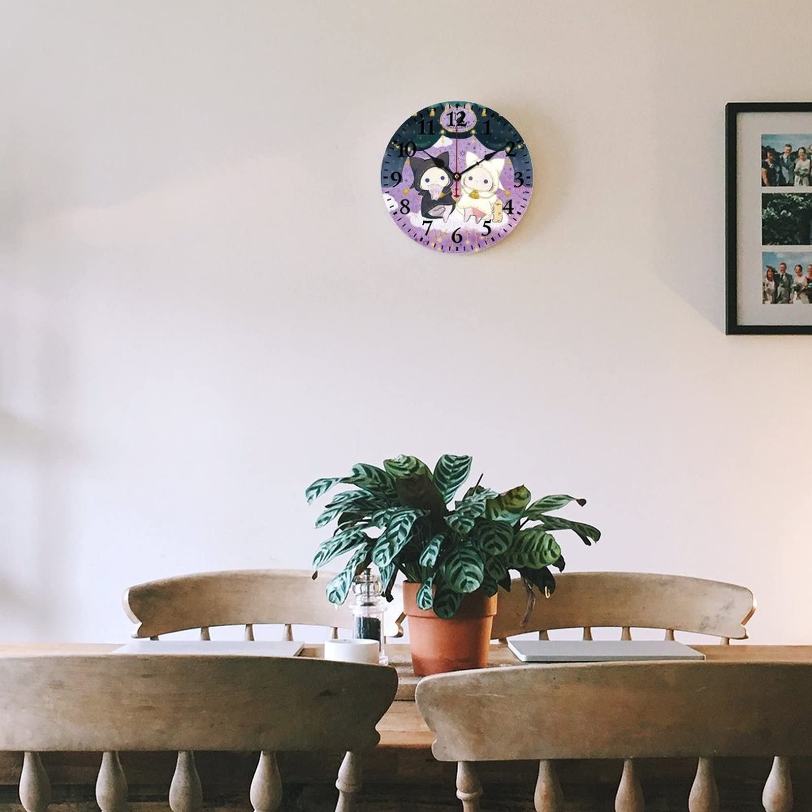 Amazon.co.jp: センチメンタルサーカス掛け時計 木製壁掛け時計 静音