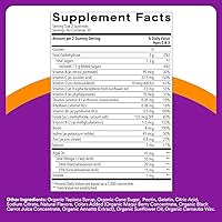 Vista 4 de SmartyPants Gomitas Multivitamínicas para Niños Pequeños - Fórmula Mejorada: Omega 3 (DHA/EPA), Vitaminas D3, C, Vitamina B12, B6, A, K y Zinc