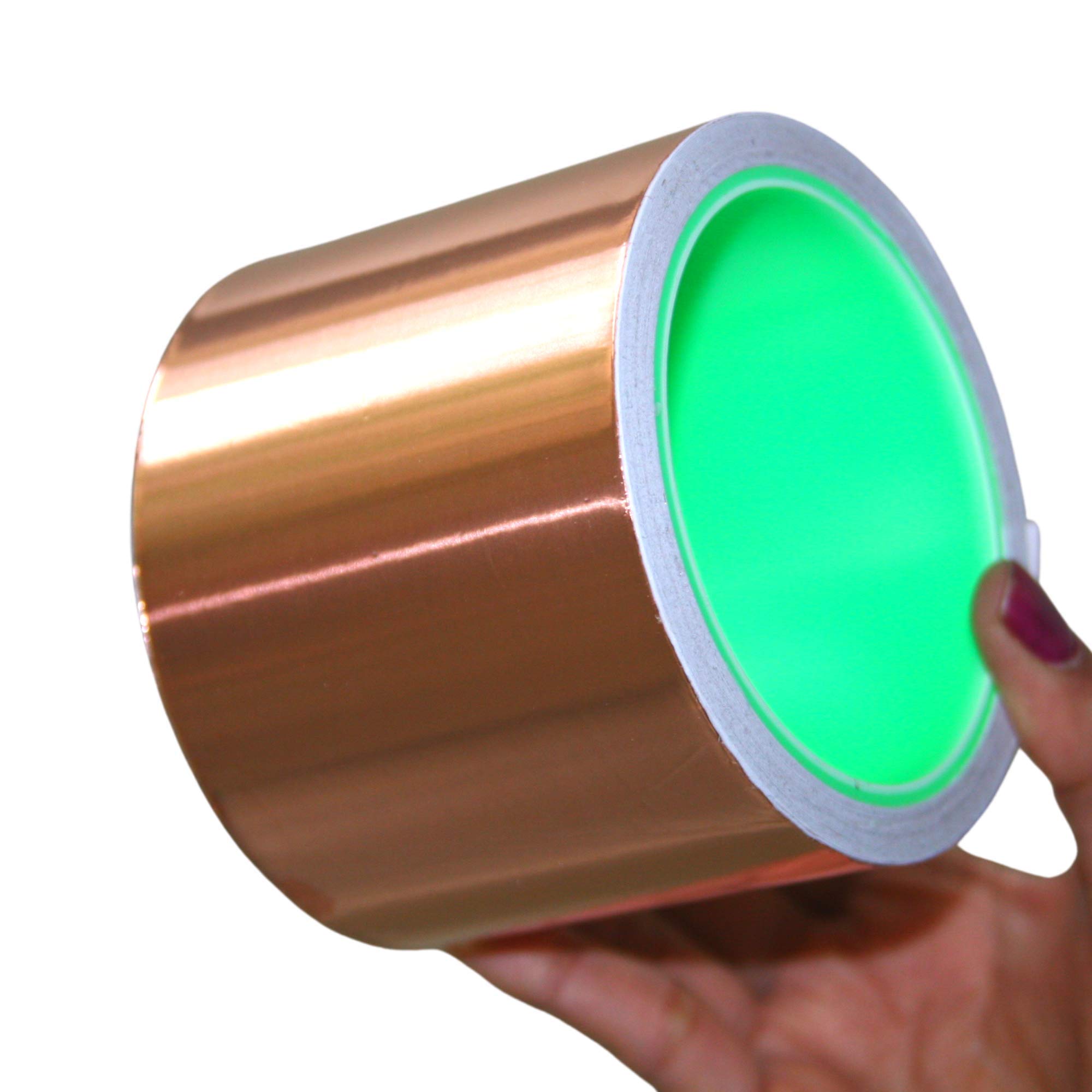 Cinta De Lámina De Cobre De 50 Mm X 30 M Para Blindaje Emi C | Cuotas Sin Interés