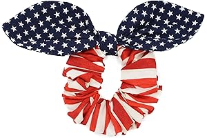 Show Off Your Patriotism with American Flag Scrunchies