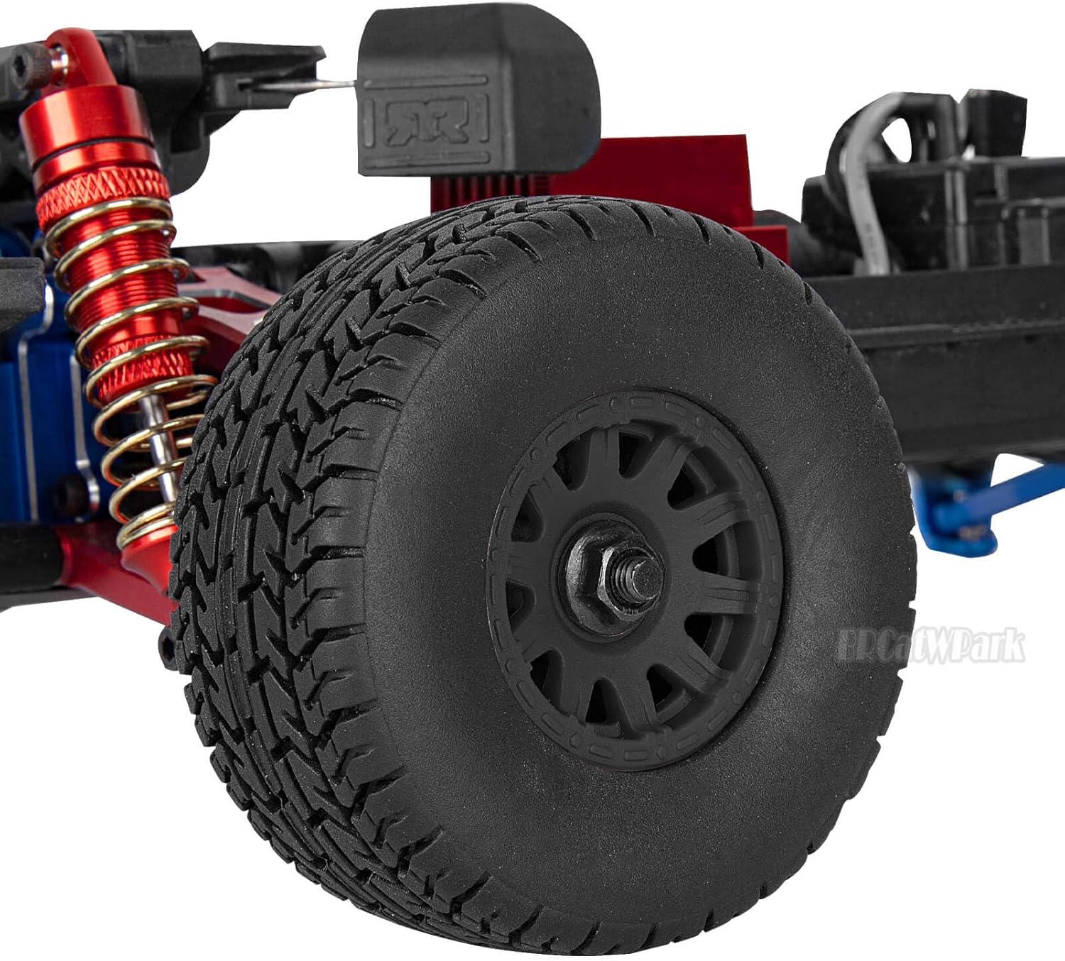 RC Wheel Tires for 1/14 Mojave Grom,RC Front/Rear Wheel Rims & Rubber Tires,4pcs RC Drift Wheels and Tires Soft Tires,Black