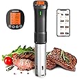 Inkbird Wifi Sous Vide Cooker,700W Sous Vide Machine, 8 Quart Water Oven with Rack Divider and 14 Preset Recipes, 3D Water Circulation Rapid Heating,Wifi Control & Timmer- All-in-One Sous Vide Pot