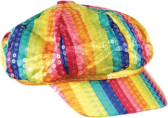 sowest 70S Sequined Hat Multicoloured