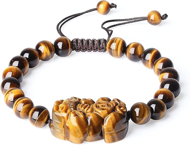 COAI Pixiu Pi Yao Tiger Eye Stone Fengshui Bracelet