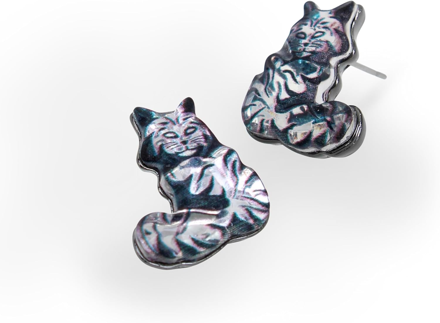 Betsey Johnson Womens Cat Stud Earrings - Image 4