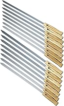 G & F Products Brazilian BBQ Skewers 16 Piece Set Stainless Steel Kabob ...