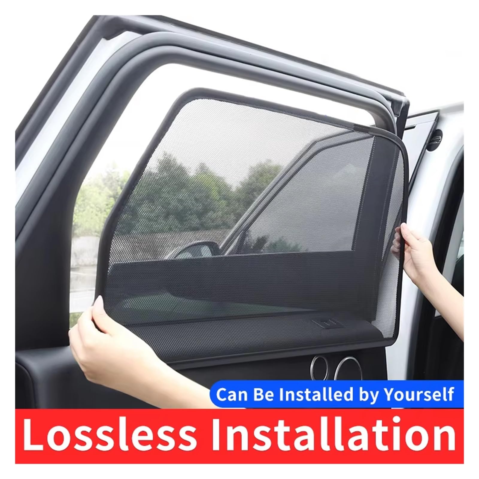 Kfz Outdoor Abdeckplane Für Toyota Für Land Für Cruiser 200 LC200 J200 2008 2009 2010-2021 Anti Moskito Auto Fenster Sonnenschutz Net Garn Autoscheiben Sonnenschutz