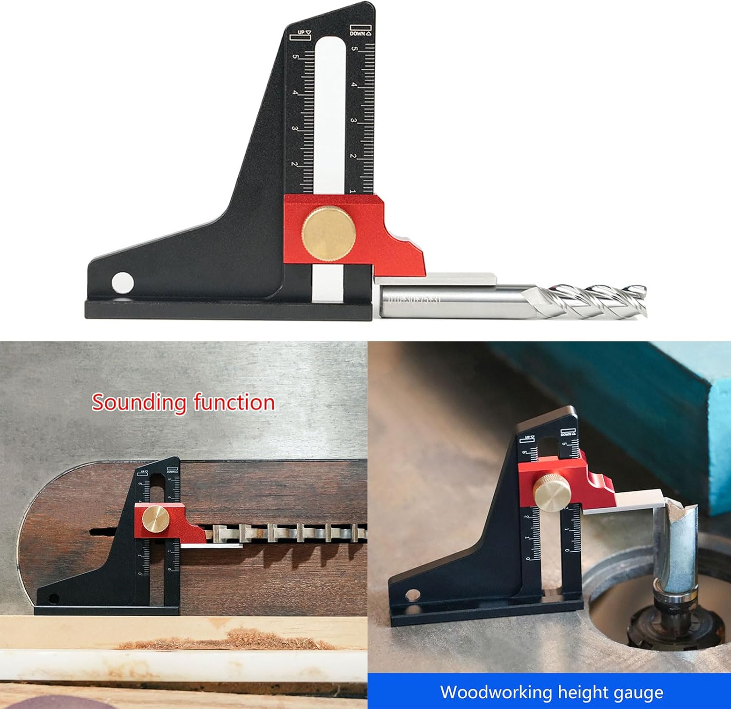 Height Measuring Tool For Routers Table Resistant Height Measuring Tool With Double Scale For Woodworking Need Electronic Depth Gauges Depth Measurement Tool Height Measurement Instrument