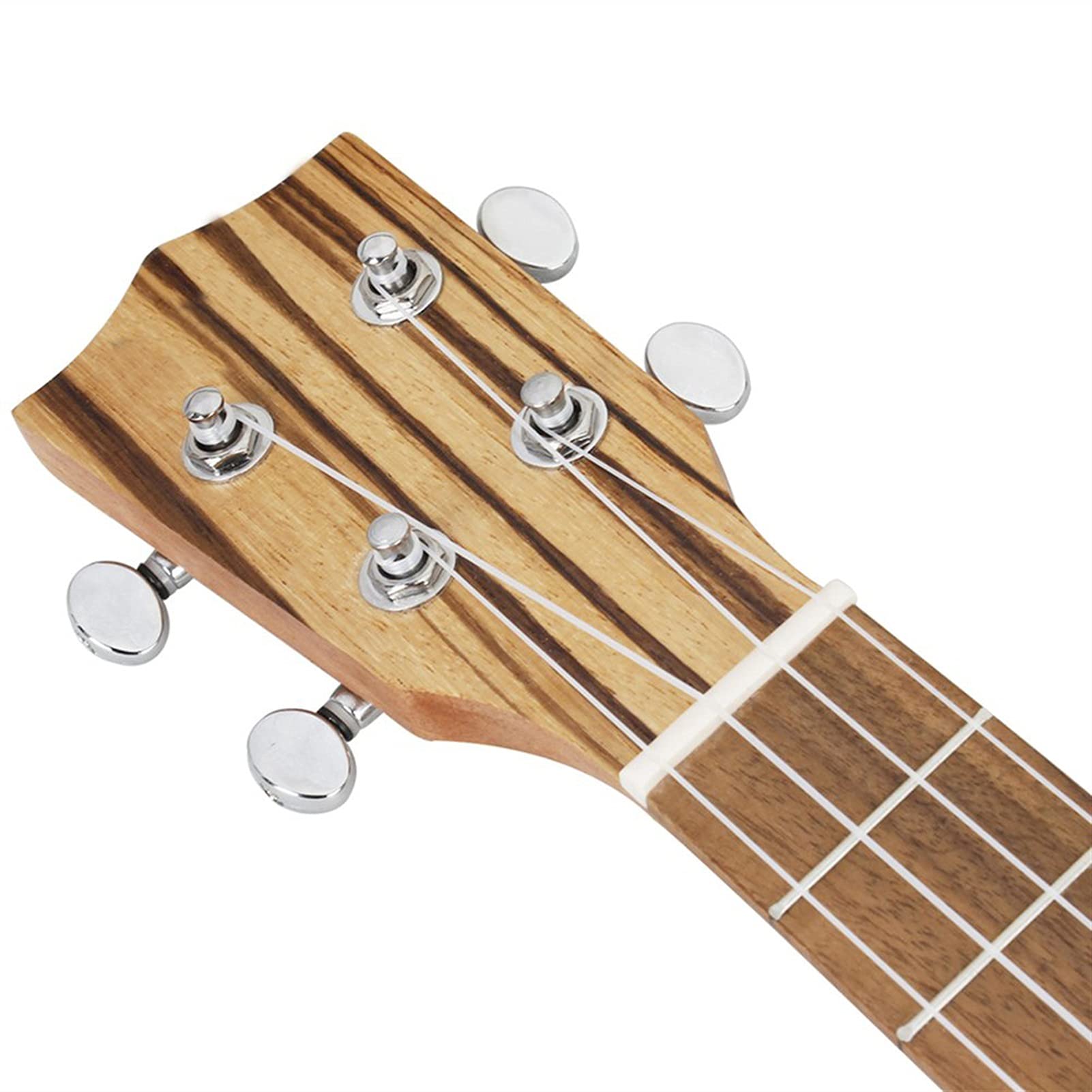 Ukulele Bausatz Konzert-Ukulele 24 26-Zoll- Ukulele Hawaiianer Schnur Zebra- Holz Ukulele Sopran-Mini-Gitarre-Set-Klavier-Tasche (Color : 26 Inch Ukulele)