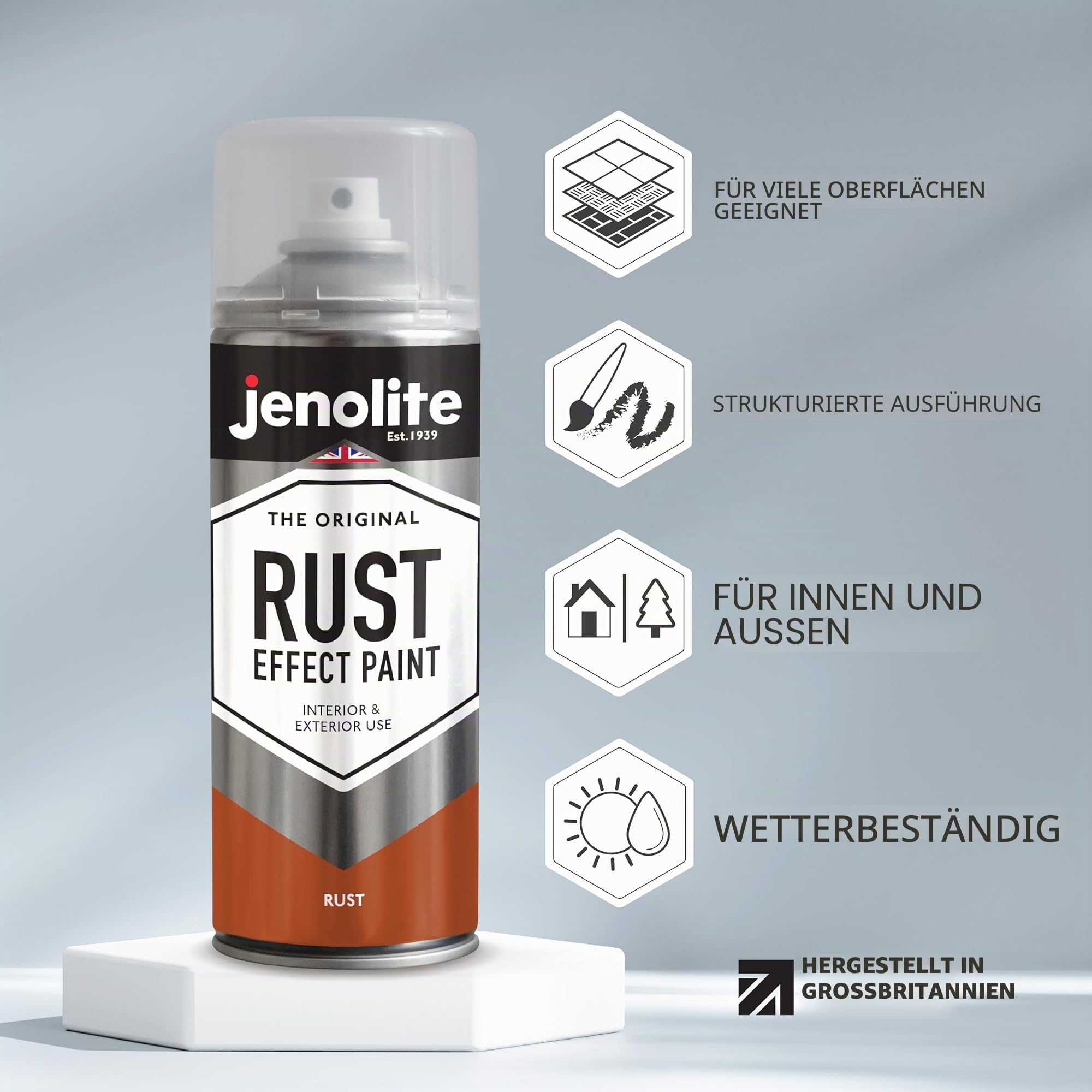 JENOLITE Rosteffekt-Sprühfarbe