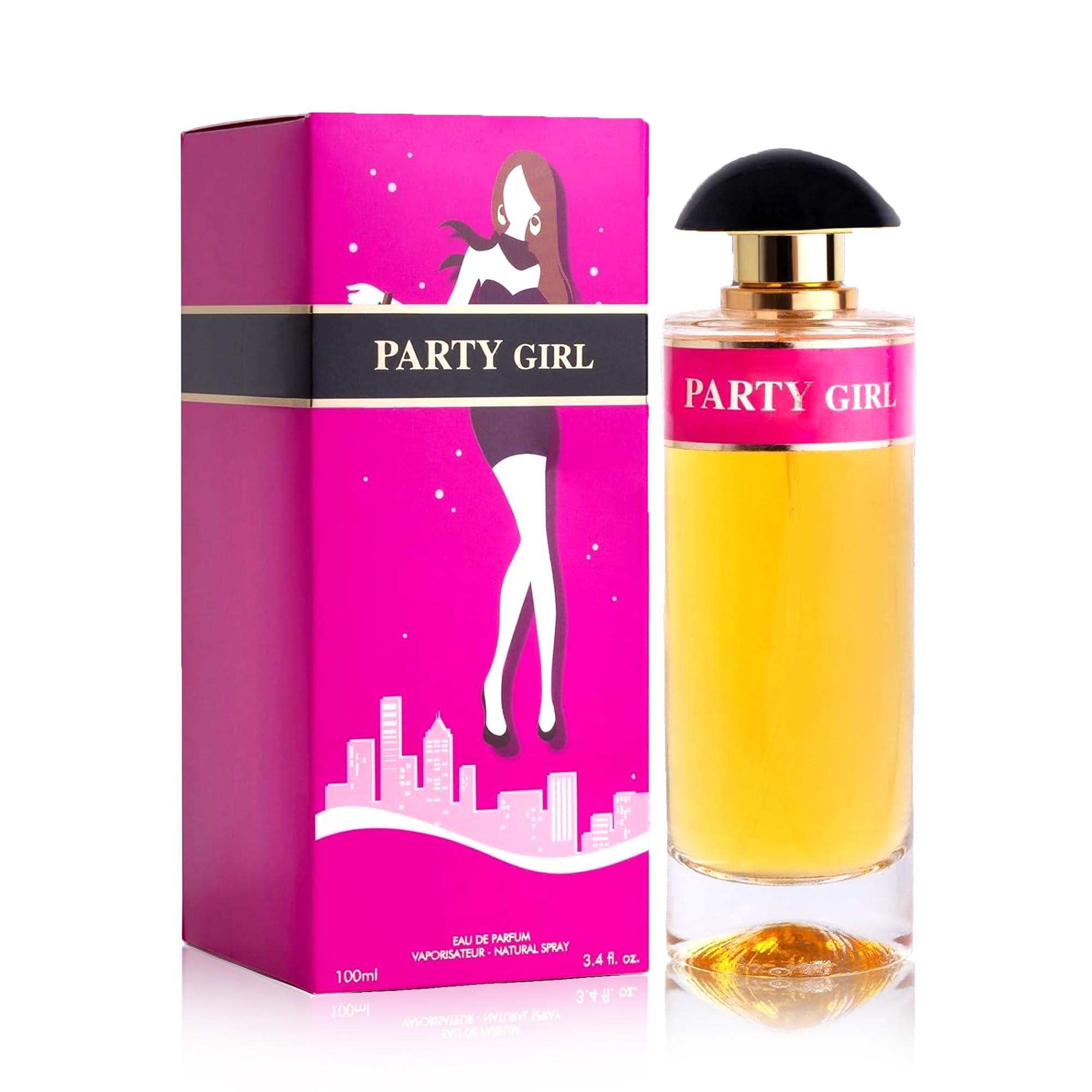 Women's Party Girl Perfume Fresh Scent Eau de Parfum 3.4 Flo Oz Natural Spray Fragrance for all Day Used