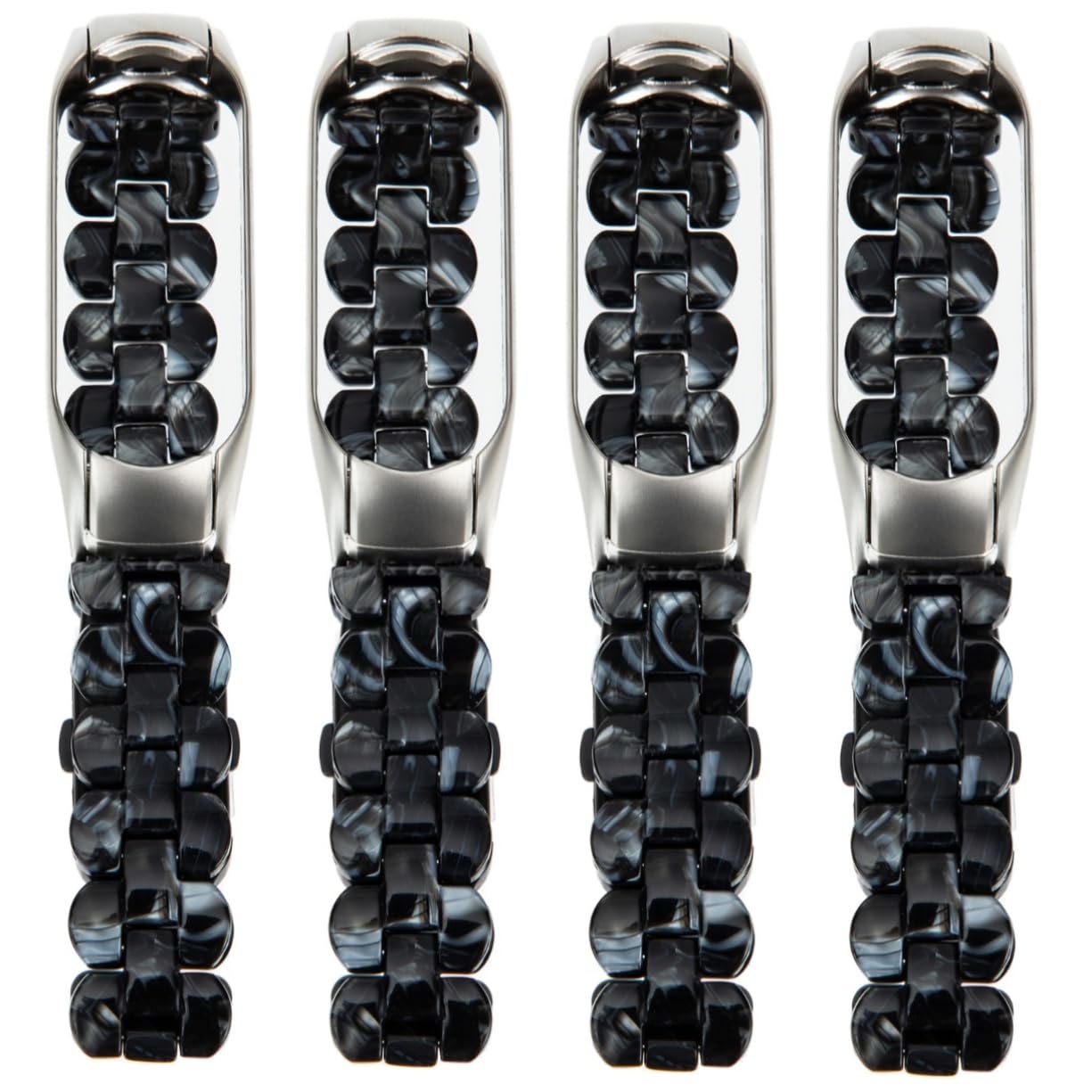 Hemobllo 4pièces Bracelet Résine Pour Montre Compatible Avec Band Élégant Et Léger Pour Toutes Les Occasions