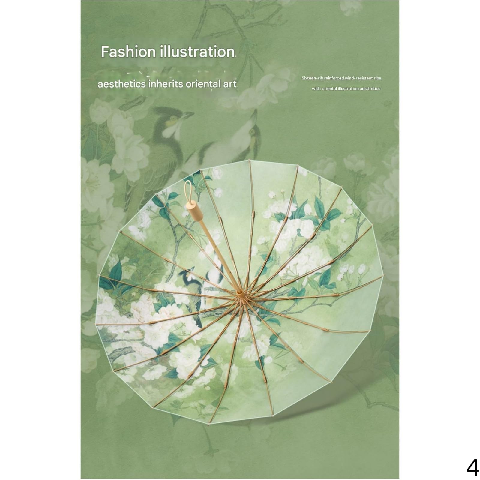 Ombrelle Anti UV Parapluie Umbrella Collue À Main De Trois Fois La Mode Sun Protection Sunshade Umbrel Solaire-16 Côtes Colorées Glue-11