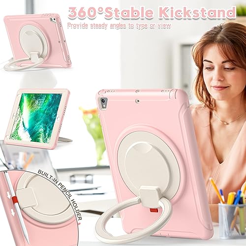 Miniatura 9 de BATYUE Funda para iPad 6 generación de 9.7 pulgadas 2018, iPad 5 generación 2017, iPad Air 2iPad Pro 9.7 pulgadas, funda protectora a prueba de