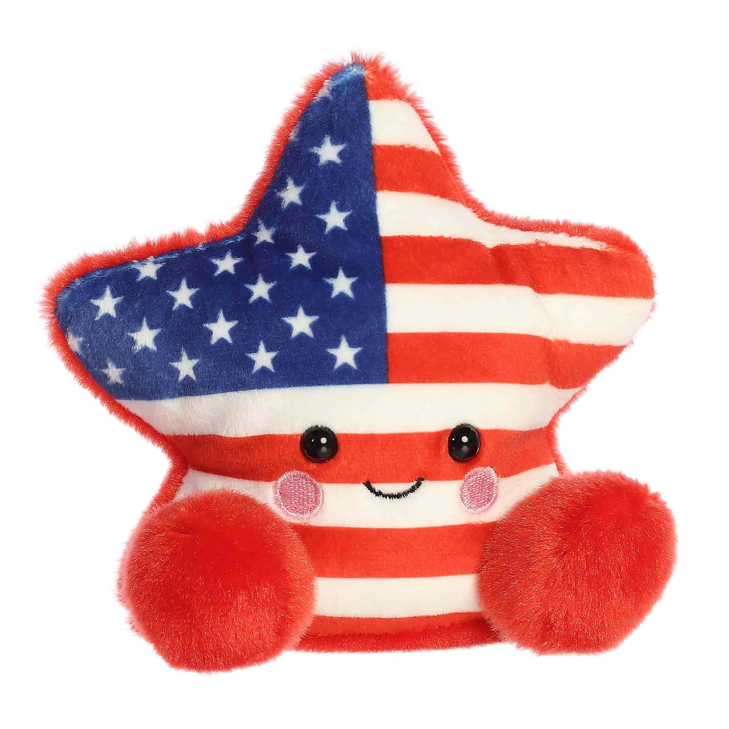 Aurora® Adorable Palm Pals™ Americana Star™ wypchane zwierzę - zabawny pluszowy kolekcjonerski dla dzieci i dorosłych kolekcjonerów - idealny do dekoracji pokoi i prezentów urodzinowych