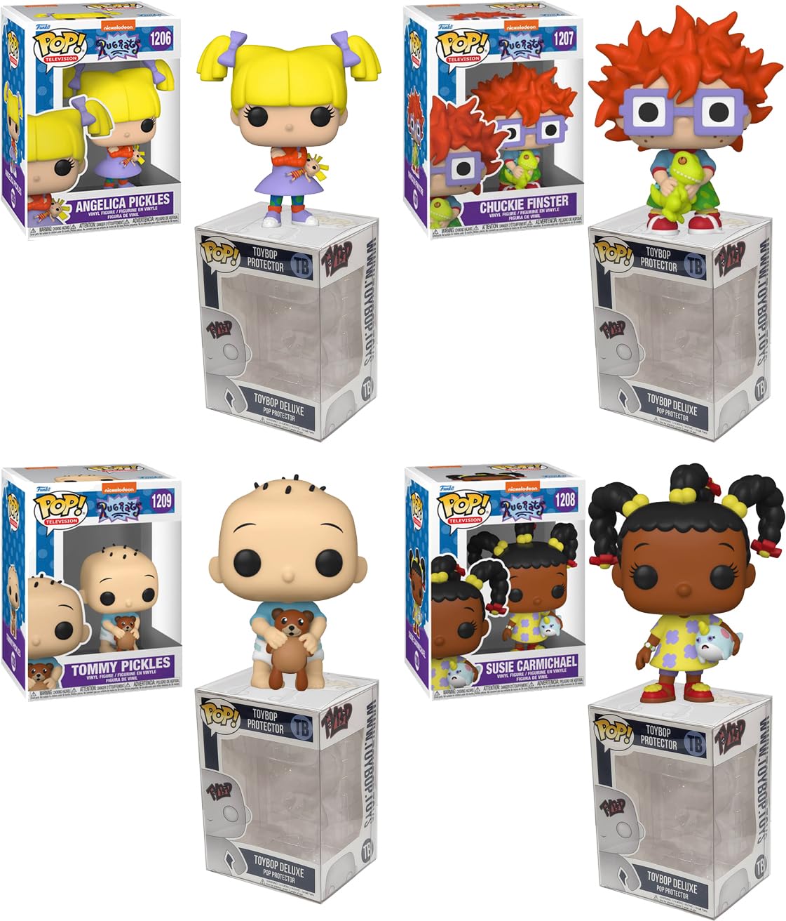 Amazon.com: Funko Pop Rugrats + Protector: Pop! TV Animation Vinyl