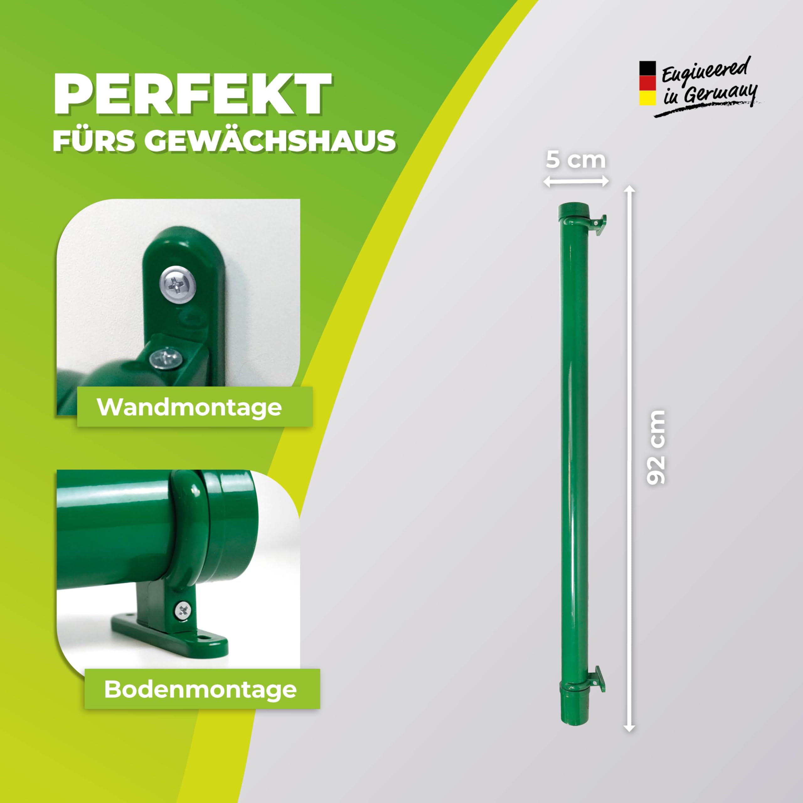 Bio Green EF 135 Détecteur de Gel Electrique 135 W 5 x 92 cm