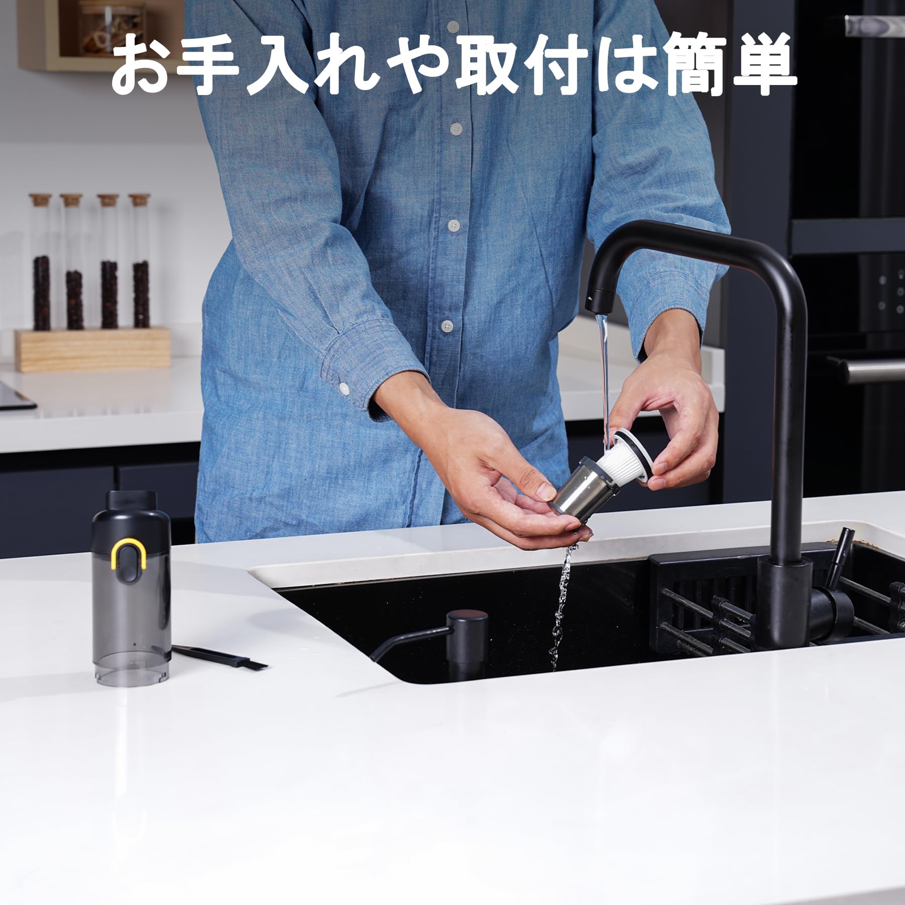 Amazon.co.jp: Fanttik ハンディクリーナー交換用フィルター 車