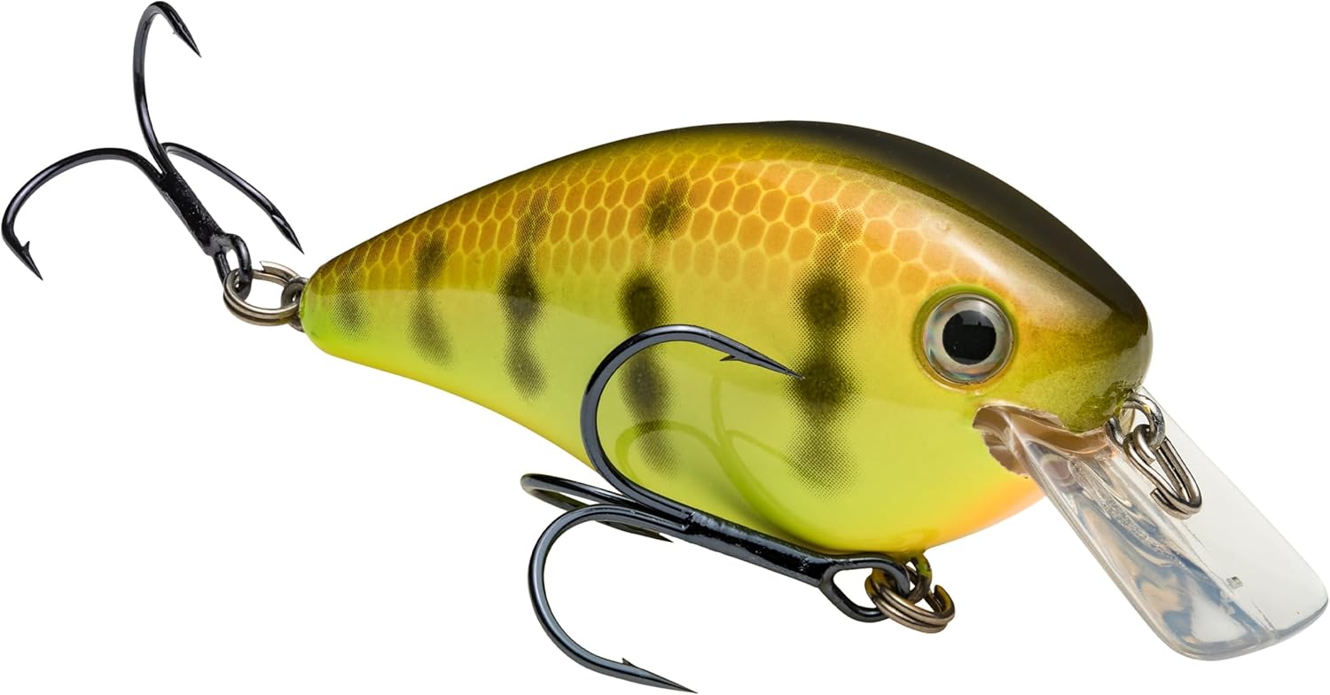 Strike King KVD 1.5 Hard Knock Fishing Lure, 3/8 oz, 3D Lifelike Eyes