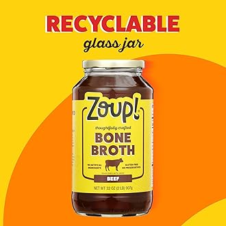 Chicken Broth by Zoup! Keto-Friendly, Gluten Free, Fat Free, Non-GMO - Great for Stock, Bouillon, Soup Base or in Gravy - 1-Pack (32 oz)