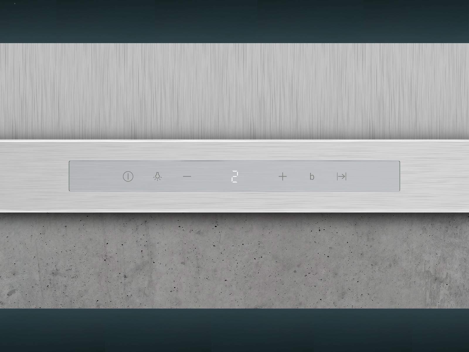 Siemens iQ500 LF97BCP50 Dunstabzugshaube 90 cm Edelstahl iQdrive-Motor LED-Beleuchtung touchControl Intensivstufe