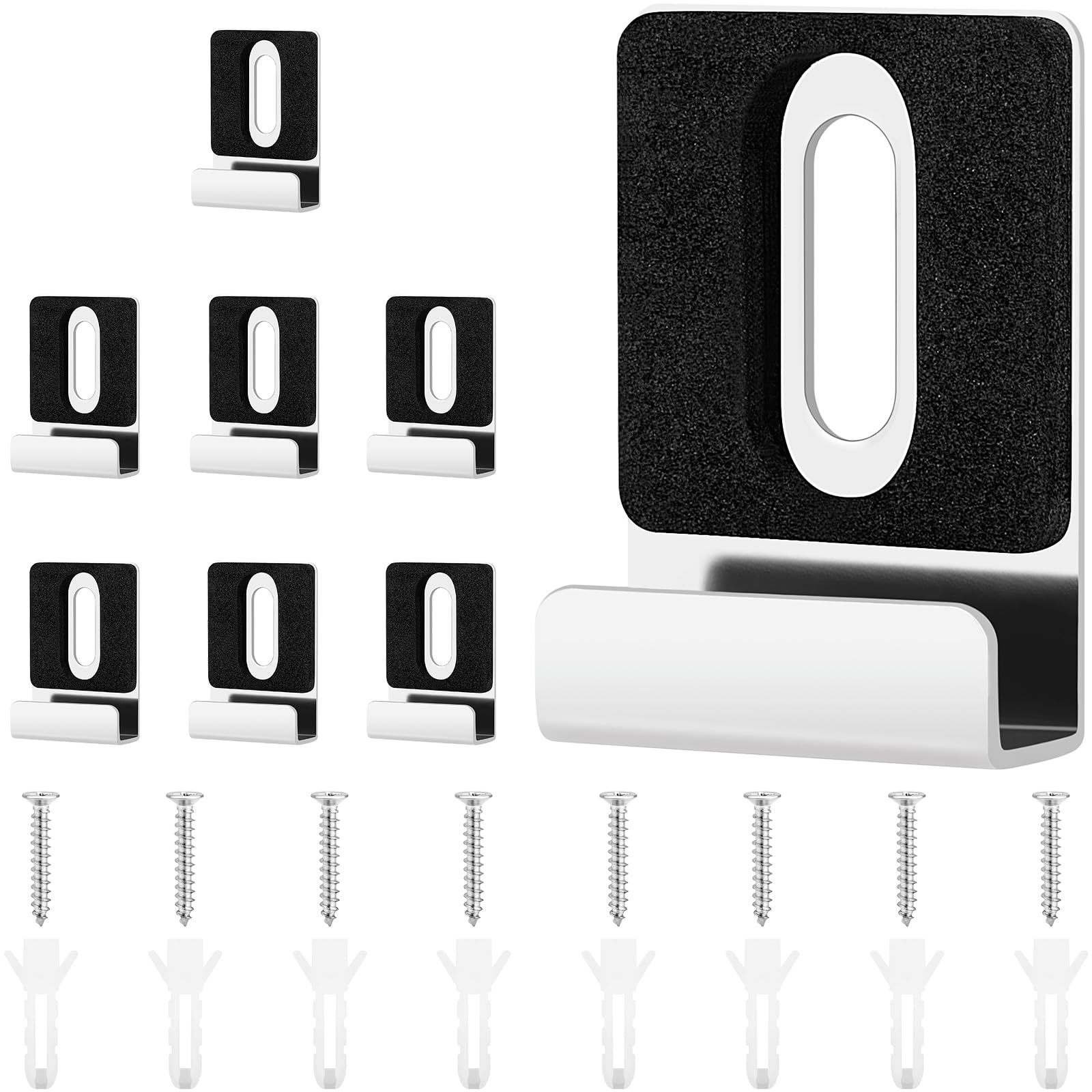 SOKOSEY 8 Pack Metal Mirror Holder Clips - picture hangers | Mubboo
