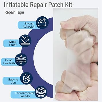 Air Mattress Patch Kit, Pool Patch Repair Kit for Vinyl Inflatables, 3*7