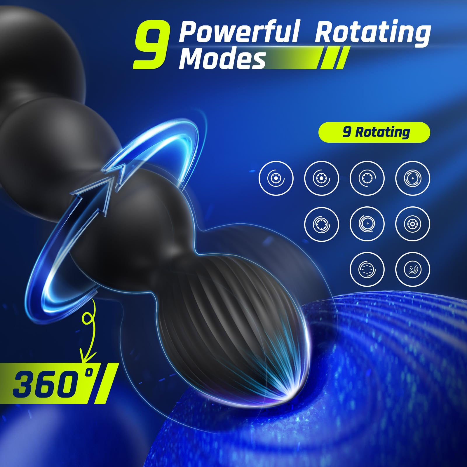 BEISAR Prostate Massager Anal Vibrator Thrusting Vibrating 7 Modes with Cock Ring Anal Plug Anal Sex Toys P Spot Massager Male Sex Toys for Men Dildos Women Couples AI Sync Remote Control Anal Beads: Small Black