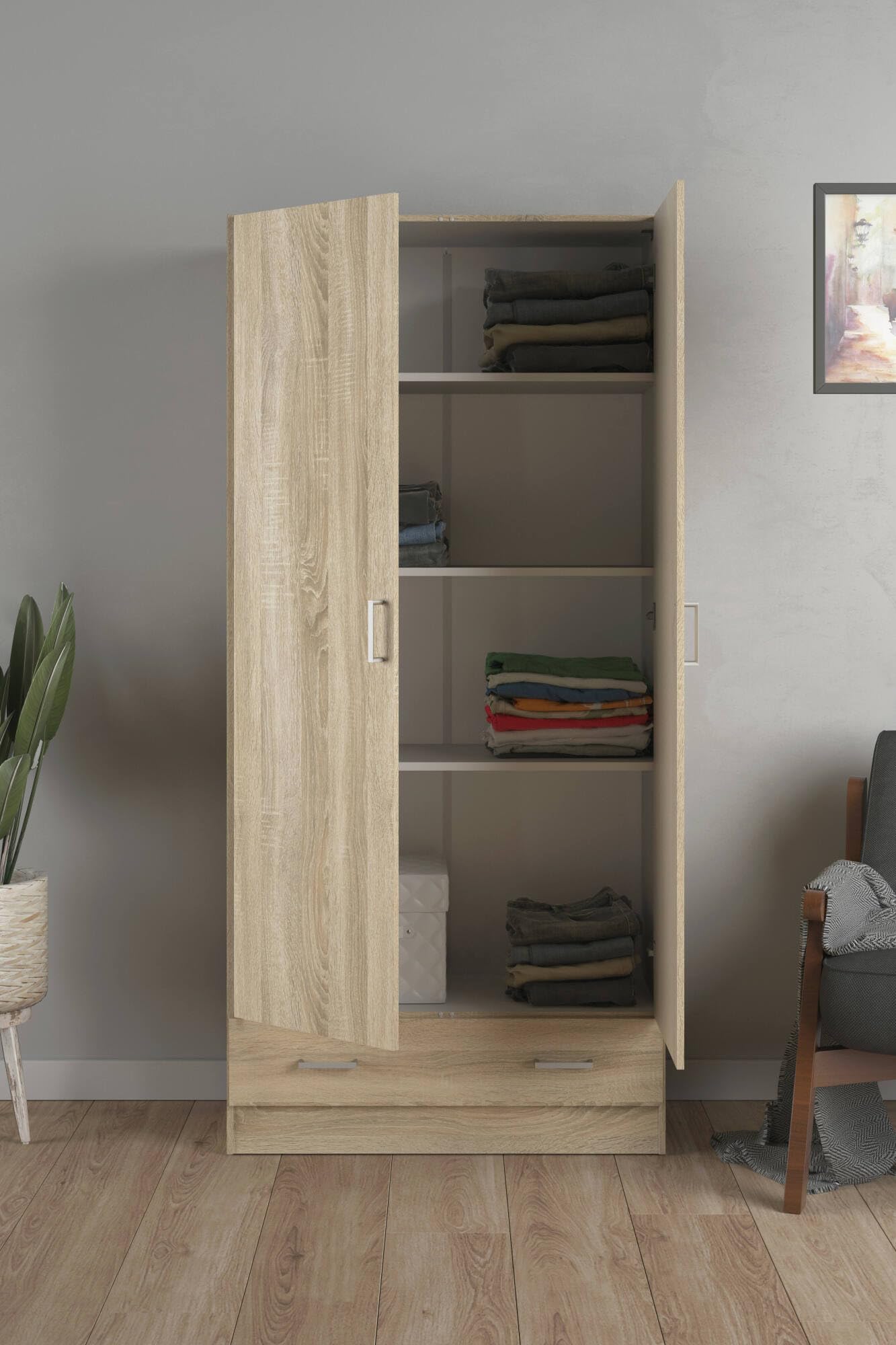 Design kast, gemaakt met hout en mdf met verschillende stijlen om uw huis in te richten