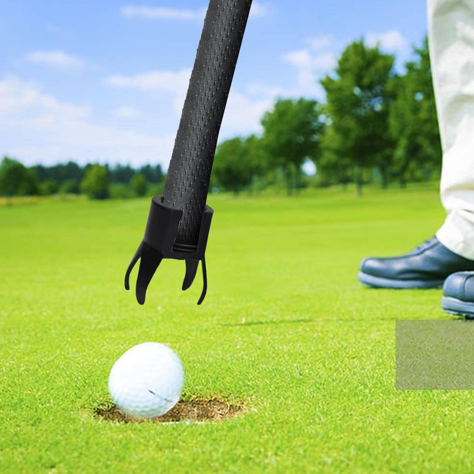 GIMOCOOL Putter Golf Ball Retriever - Raccoglitore di Palline da Golf Professionale a 4 Punte Retriever - Portatile, Comodo salvaspalla per la Pallina da Golf, raccogli Palline da Riporto