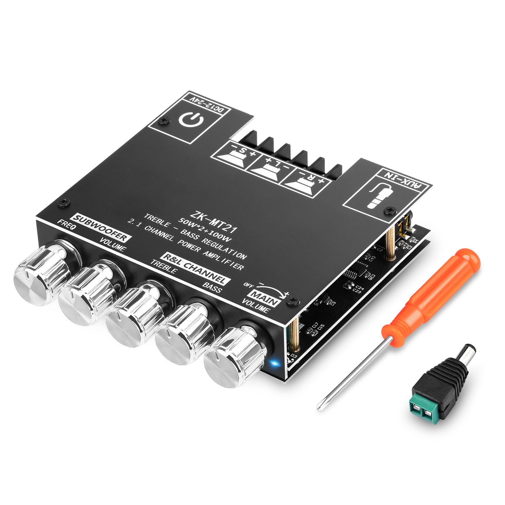 Amazon.com: Daakro ZK-MT21 Bluetooth Amplifier Board,50W+50W+100W