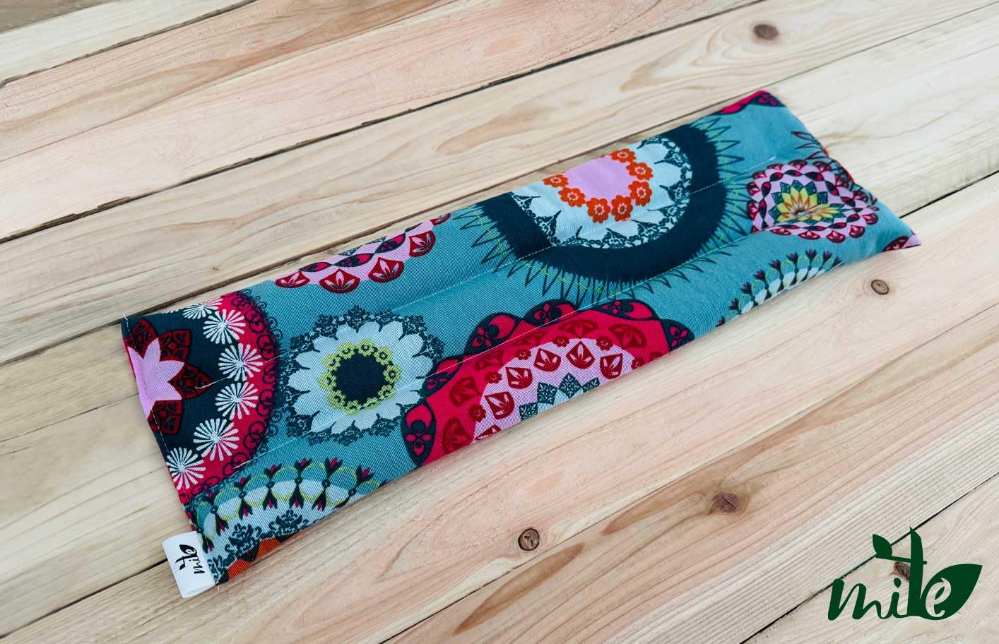 Saco térmico de semillas y hierbas multiusos (47cm x 15cm) Lavanda (Mandala)