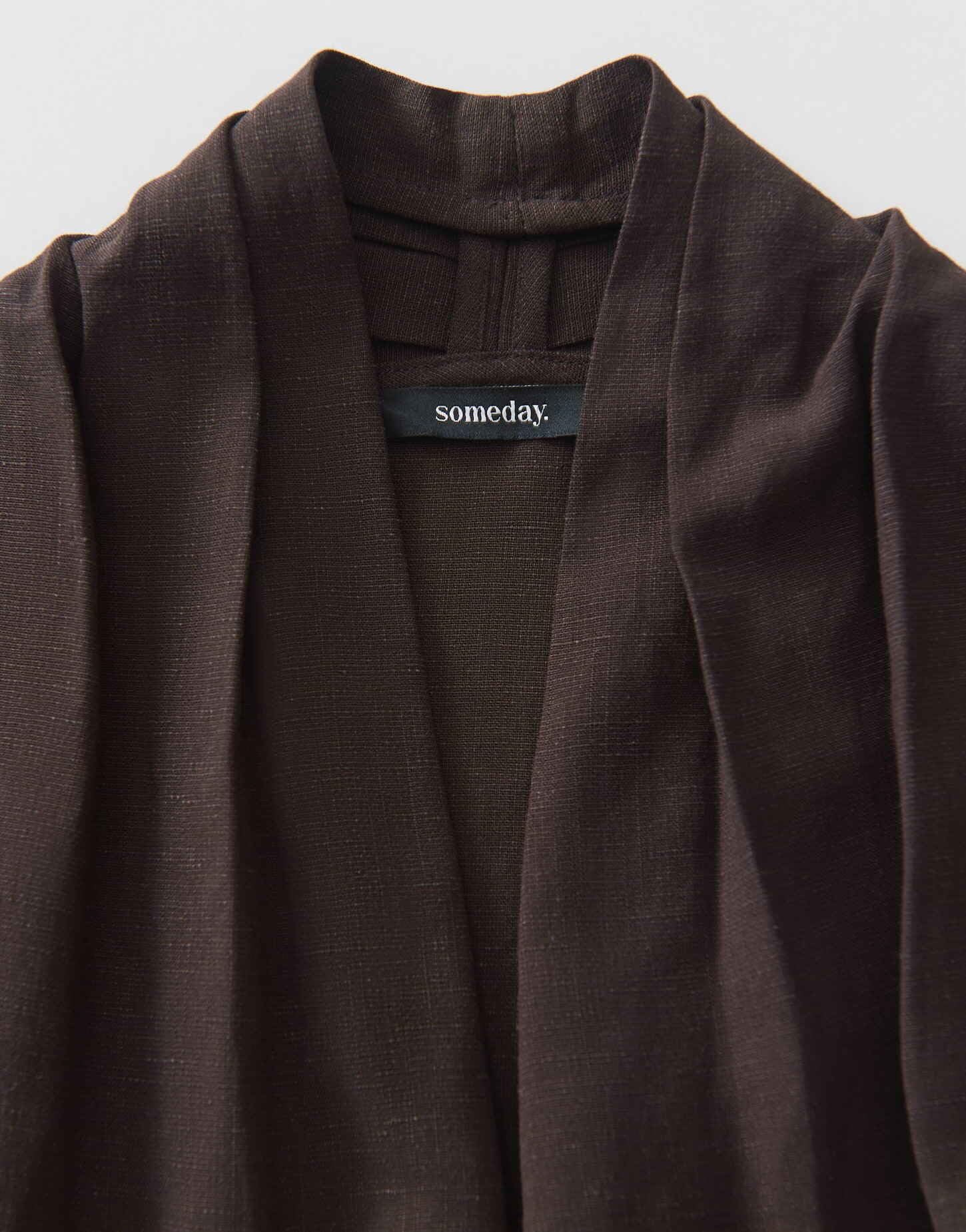 someday Blusa para mujer | Blusa de lino ZIANG en moderno aspecto envolvente