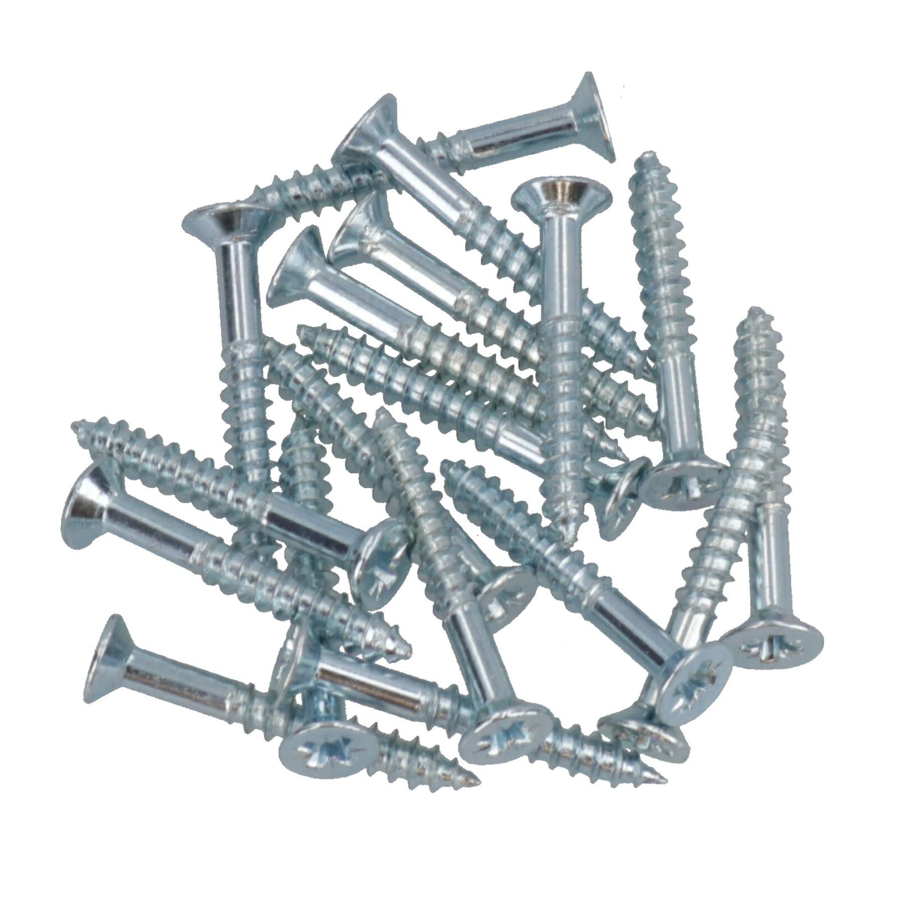 Ab Tools 4Mm X 30Mm Pz2 Drive Countersunk Wood Chipboard Screws Fasteners 18Pc